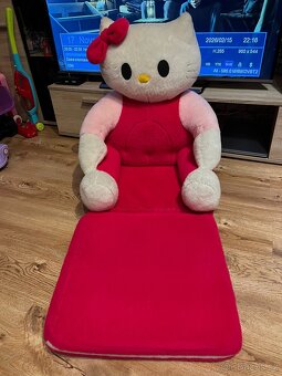 HELLO KITTY ROZKLÁDACÍ DĚTSKÁ SEDAČKA - 5