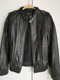 Kožená dámská bunda zn. MANGO - 5