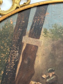 Secesní set obrazů s příběhem - 5