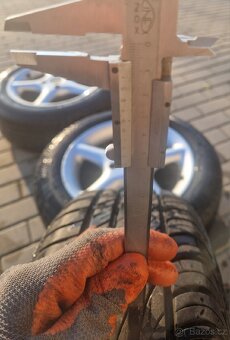 Alu kola Borbet 15" 4x108 pneu 7mm 195/60/15 - 5