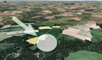 Lesní pozemek 5Kč/m2 k.ú. Velký Ježov 3.724m2 - 5