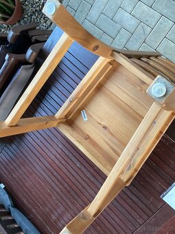 5 x židle IKEA ke kuchyňskému stolu - ANTIK - 5
