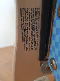 Dřevěné odrážedlo Janod Bikloon – světle modré - 5