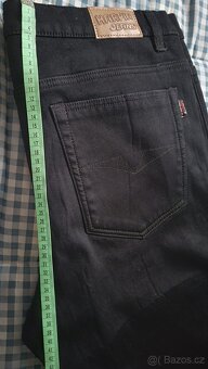 Zateplené pánské strečové kalhoty č. 41 nové - 5