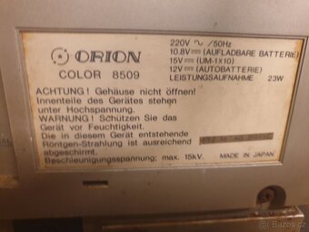 Retro televize orion color 8509 - 5