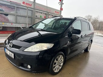Mazda 5 2.0 D.  Rok 2007. Tažné, 7místná. Tempomat. Klima - 5