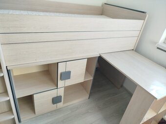 Dětská/studentská vyvýšená postel - 5