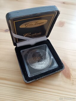 Luxusní 1oz 31,1g čistého stříbra Limitovaná edice Zlaceno - 5