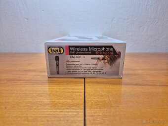 Jednosměrný bezdrátový dynamický mikrofon EM 401 R - 5