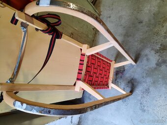 Dřevěné sáně pro 2-3 osoby - 5