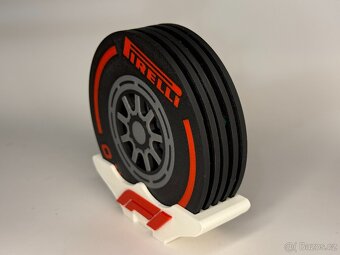 F1 Pirelli podtácky se stojanem - 5