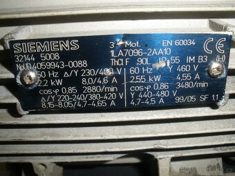Patkový elektromotor -SIEMENS - 5