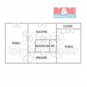 Prodej bytu 2+1, 62 m², DV, Chomutov, ul. Holešická - 5