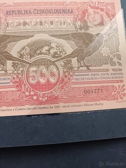 500kč 1919 Alfons Mucha Ivančice - 5