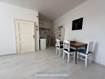 Pronájem cihlového bytu 1+kk, 30m2, částečně zařízený, dvore - 5