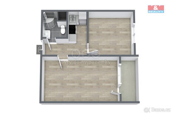 Pronájem bytu 2+1, 49 m², Karlovy Vary - Tuhnice - 5