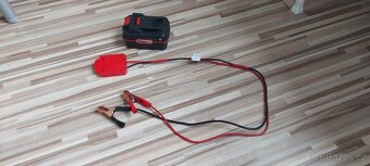 Startovací kabely+redukce pro Aku batrii Parkside 20V. - 5