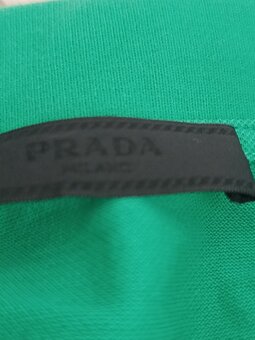 Prada Green Cotton Men's Polo Shirt - 5