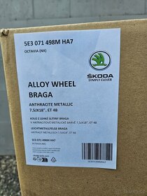 Nová orig alu kola Škoda Octavia 18" Braga - 5