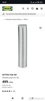 IKEA Nyttig flexibilní roura (prumer 15cm) - 5