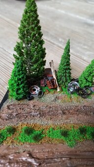 Diorama sběr černé skládky Škoda Liaz 1:43 - 5
