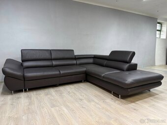 Kožená sedací souprava - L - 5