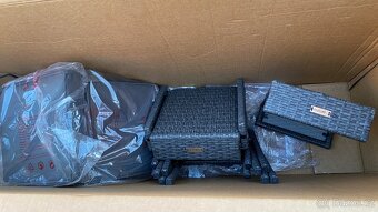 Ratanovy stul a puffy - 5