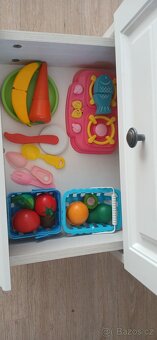 Dětská kuchyňka+nadobíčko+jídlíčko - 5