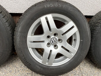 ALU originál VW 5x100, 15" + letní 195/65/R15 - 5