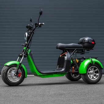Elektrická tříkolka Leramotors C5, zelená - 5
