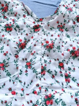 🌸 Květinové šaty Handmade, vel. 36 🌸 - 5