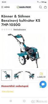 Benzínový kultivátor KS7HP 1050G - 5