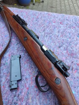 Mauser k98 na plastové kuličky v originál pažbě. - 5