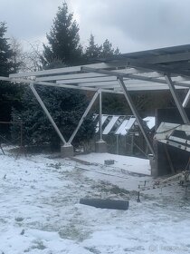 Carport, fotovoltaické panely - 5