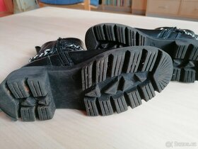 Dívčí podzimní/zimní boty/kozačky, v. 36, JAKO NOVÉ - 5
