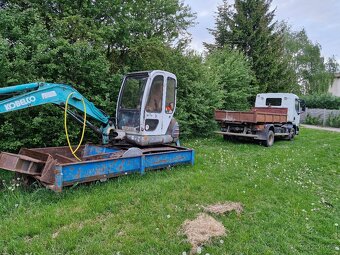 Prodám DAF LF 45 170 a Kobelco SK 035 - 5