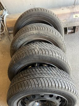 Plechové disky Peugeot 207 14” + pneu - 5