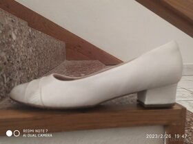 Nové luxusní dám.boty Piccadilly-Brazílie, bílé, nové, levně - 5