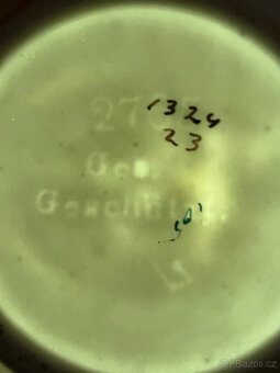 Starožitná secesní konvice 1.1l 19. století, Loket - 5