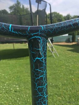 Freestyle koloběžka CRISP Blaster | BLACK-BLUE CRACKING - 5