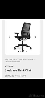 Steelcase think V1 /Kancelářská židle @001 (OP 25.000kc) - 5