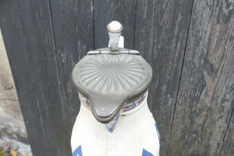 Džbánek s víkem, Copeland, Anglie, 19. století - 5