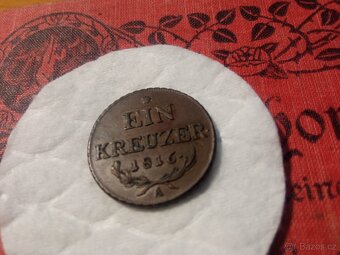 EIN KREUZER 1816A SUPER STAV Č.1 - 5