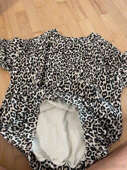LINDEX set (legíny+mikina) leopardí potisk - 5