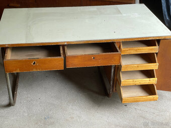 psací stůl do prostoru / chromovaná trubka / funkcionalismus - 5