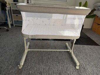 Postýlka Lionelo Aurora Beige volně stojící/přístavná - 5