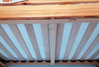 Vyvýšená postel s úložným prostorem - 5