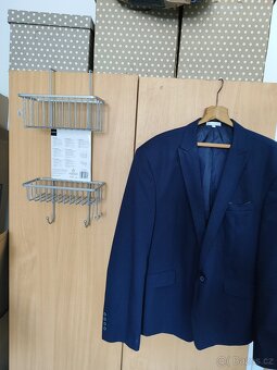 Nový koupelnový držák polička organizér např. do sprchy - 5