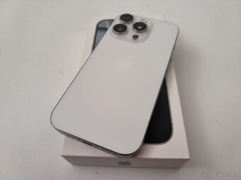 apple iphone 16 PRO 128gb White Titanium 92% Batéria - 5