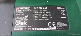Elektrická řetězová pila Parkside - 5